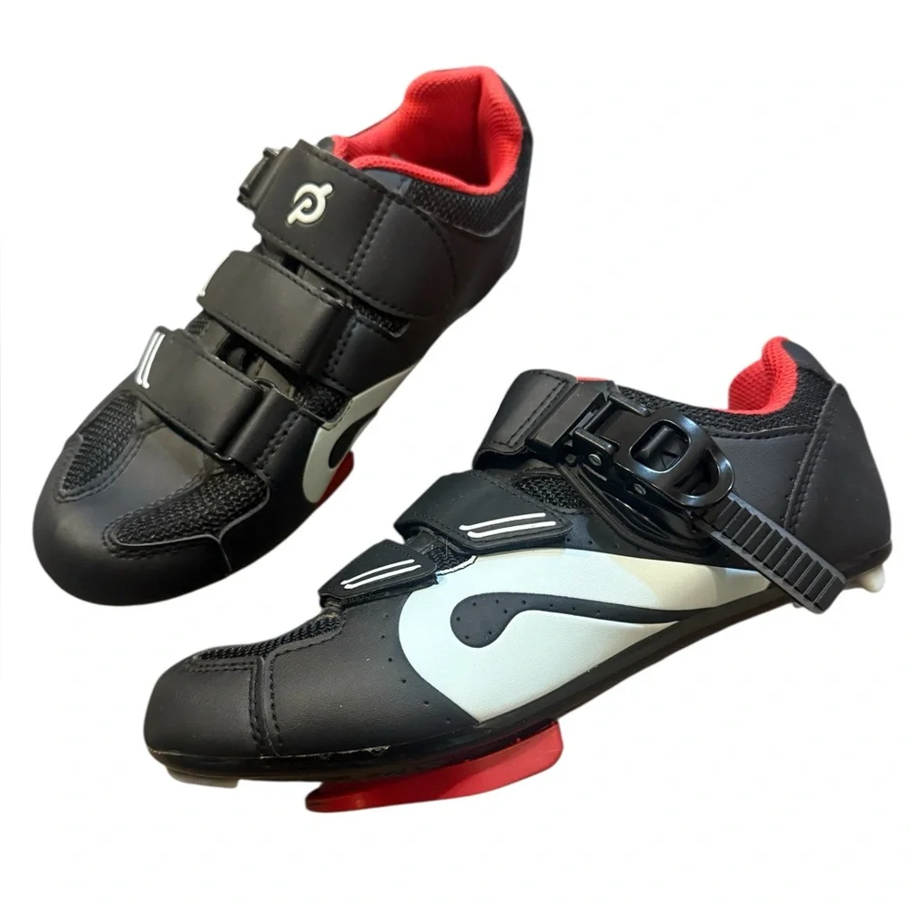 Peloton Women’s Black Indoor Cycling Shoes with Straps & Cleats Size EU 38 - Picture 2 of 6